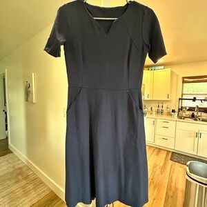 Elegant Navy Blue Dress